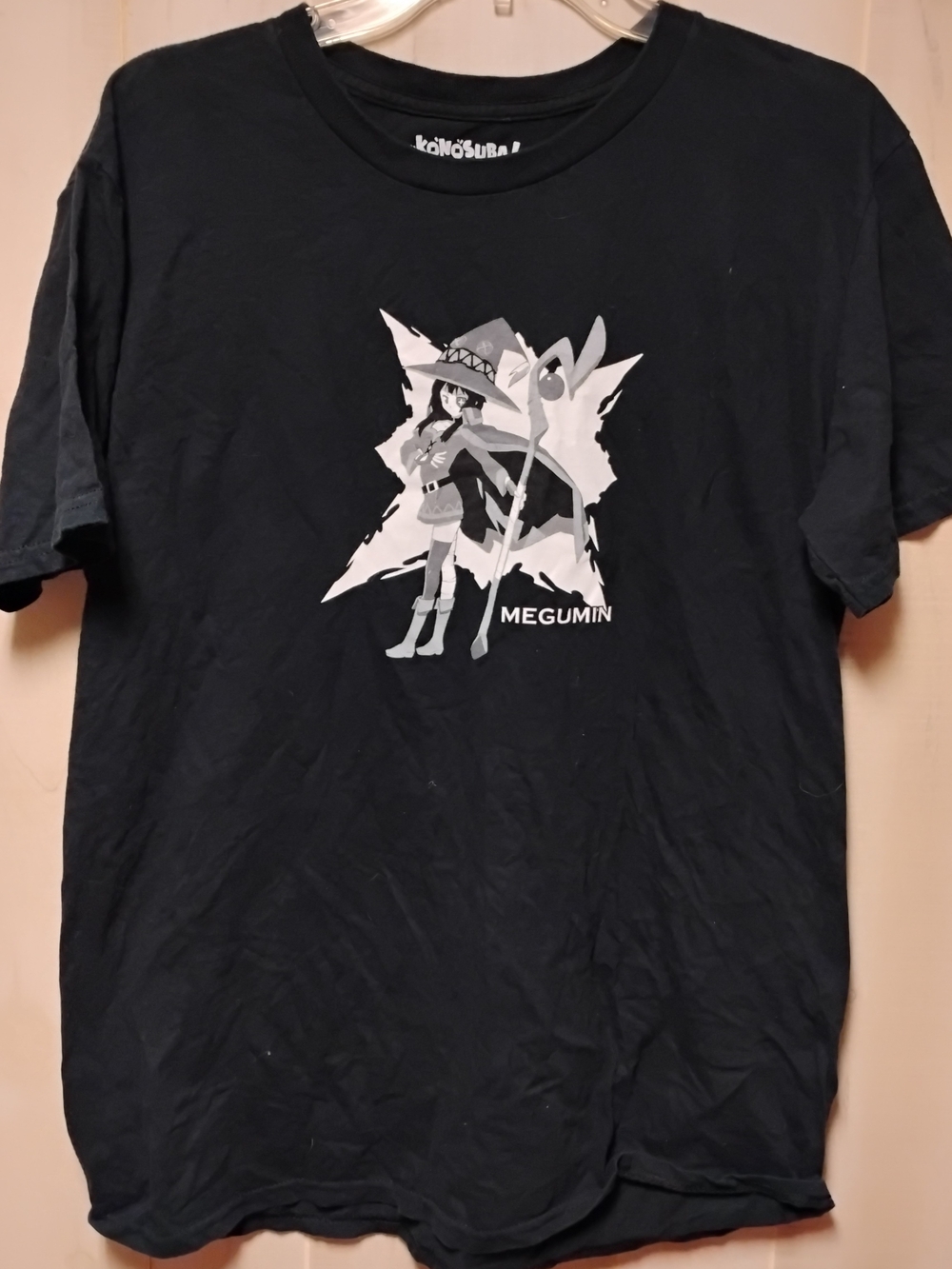 Megumin Graphic Black Short Sleeve Tee